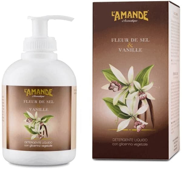 L'AMANDE FLEUR DE SEL & VANILLE DETERGENTE LIQUIDO MANI 300ML