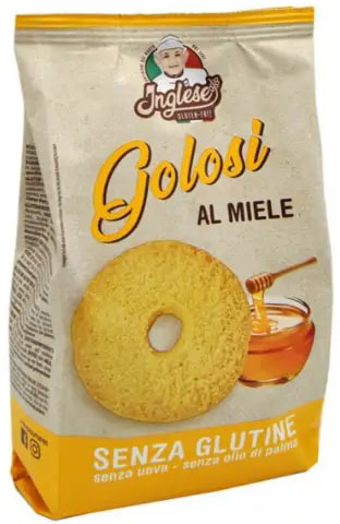 Inglese Golosi Biscotti Al Miele Senza Glutine 300 gr