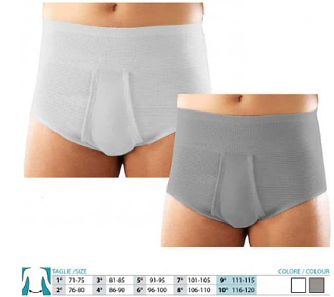 ORIONE 309 SLIP UOMO CONTENITIVO APERTO GRIGIO 2