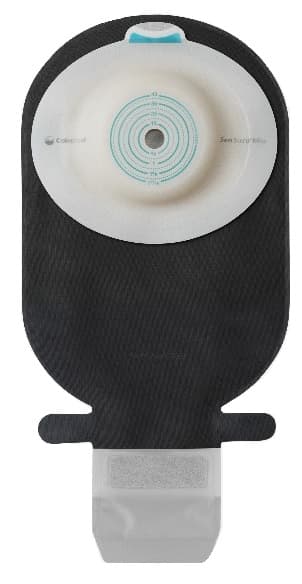 Sacca ileostomia sensura mio convex soft rivestimento nero apertura ispezionabile maxi foro ritagliabile 15-33 10 pezzi