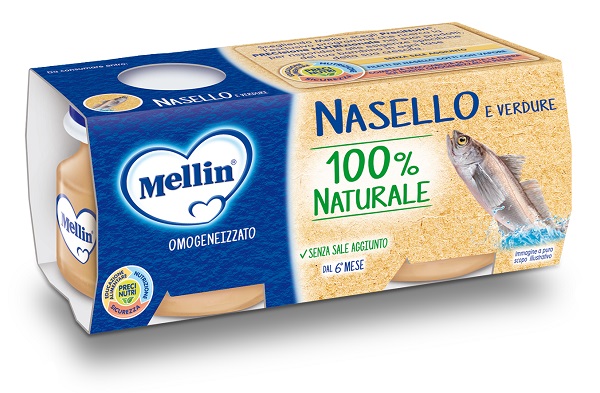Mellin omogeneizzato nasello 4x80g