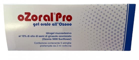 Ozoral Pro Gel Orale Siringhe Pre Riempite 5 Siringhe Da 2 Ml