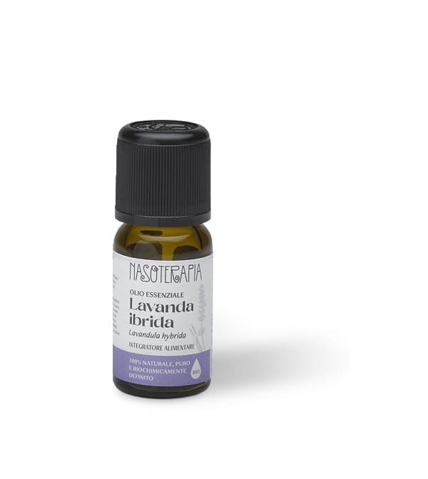 NASOTERAPIA LAVANDA IBRIDA BIO LAVANDULA HYBRIDA FIORI OLIOESSENZIALE 10 ML