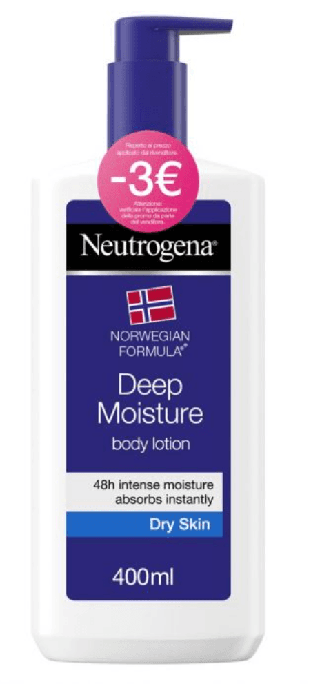 Neutrogena Fluida Corpo Idratazione Intensa Con Profumo 400 ml PROMO