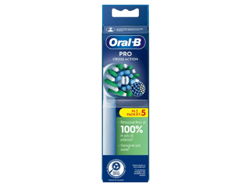 Oral-B Testine Di Ricambio Pro Cross Action 5 Pezzi