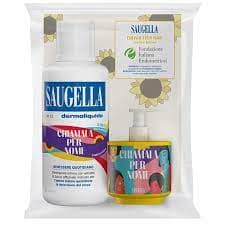 Saugella Bundle Endometriosi Detergente Intimo Dermoliquido + ACTI 3 in Omaggio