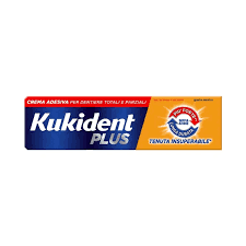 Kukident Plus Doppia Azione Crema Adesiva Protesi Dentali Aroma Neutro 40 g