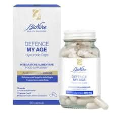 Bionike Defence My Age 60 Capsule Integratore Anti-Age con Acido Ialuronico Vitamina C, E e Tè Verde
