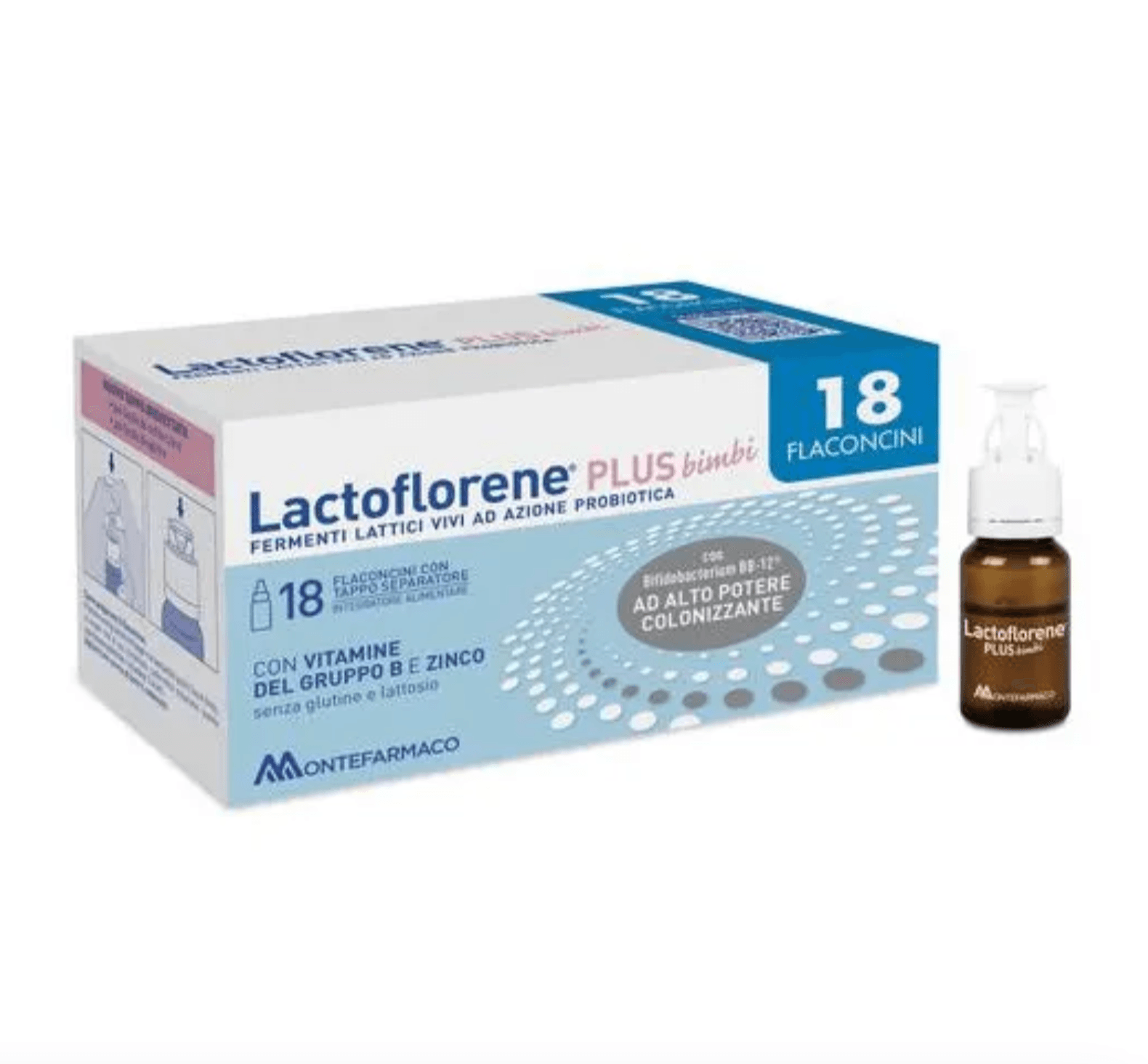 Lactoflorene Bimbi Plus 18 Flaconi