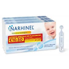 Soluzione fisiologica per aspiratore nasale narhinel 60 flaconcini da 5 ml