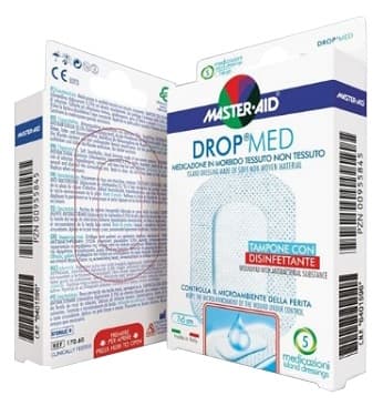 Master-Aid® Drop® Med 10 x 6 cm Tampone con Disinfettante