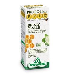 Specchiasol Propoli Plus Epid Spray Orale per la Gola con Agrimonia al Gusto Lime