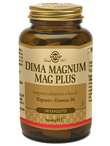 Solgar Dima Magnum Mag Plus Integratore Magnesio e Vitamina B6 100 tavolette