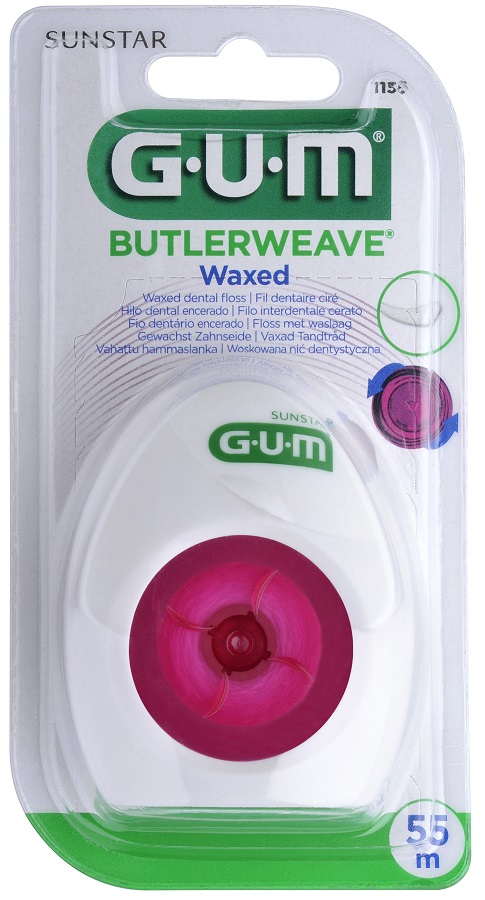 Gum Butlerweave Filo Interdentale Cerato 55 metri