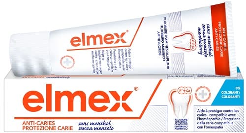 Elmex Senza Mentolo Dentifricio Anti-placca 75 ml