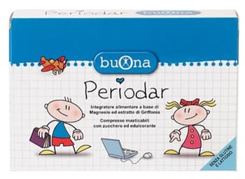 Buona Periodar Integratore per Ridurre Stanchezza dei Bambini 30 compresse masticabili