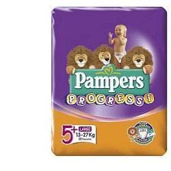 Pampers Progressi Playtime Large Misura 5+ 20 Pezzi