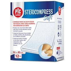 Pic Stericompress Soft Garza TNT 10 x 10 cm Medicazioni 100 Pezzi