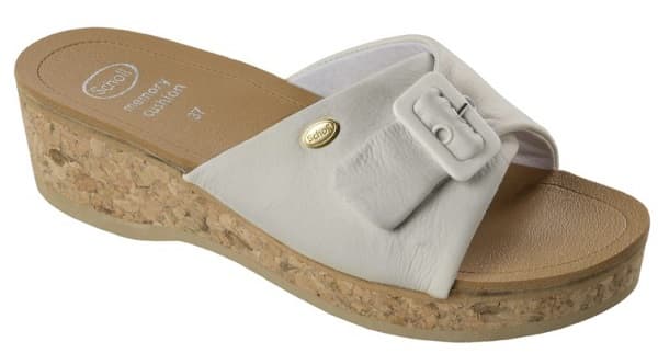 Wappy Leather Womens White Memory Cushion Bianco 37