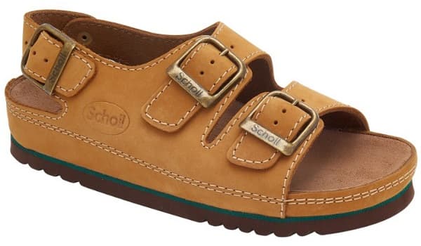 Dr. Scholl Airbag Nubuck Sandalo Cuoio Con Cinturino n°40