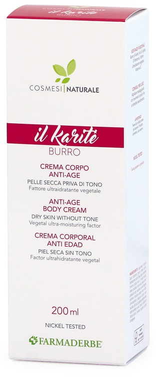 Farmaderbe Karite Crema Corpo Nutriente 200 ml