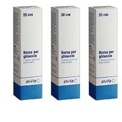 Alvita Borsa Ghiaccio In Tessuto, 28cm