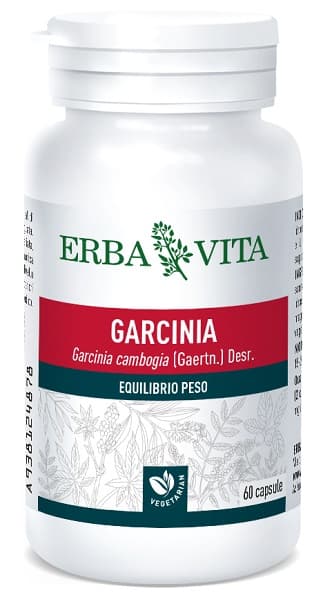 Erba Vita Garcinia Cambogia Integratore Equilibrio Peso 60 Capsule