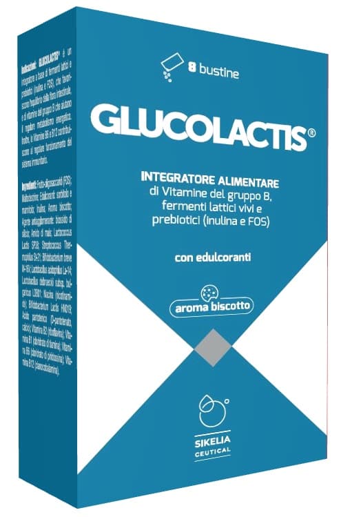Glucolactis 8 bustine aroma biscotto