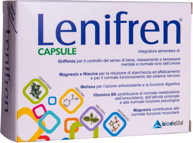 Biodelta Lenifren Integratore Umore 30 Capsule