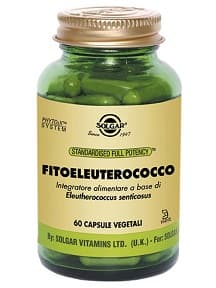 Solgar Fitoeleuterococco Integratore per la Concentrazione 60 capsule