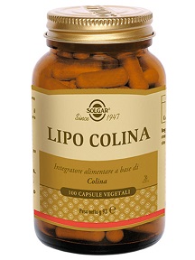 Solgar lipo colina integratore alimentare 100 capsule 93g