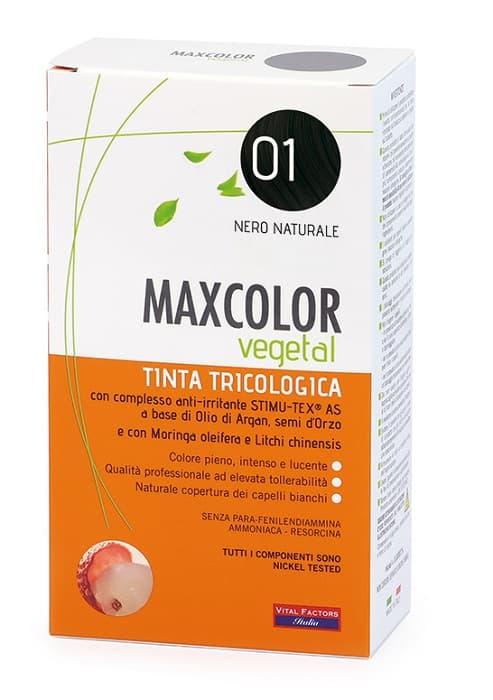 Max Color Vegetal Tinta Per Capelli Tricologica n°06 Biondo Scuro Naturale 140 ml