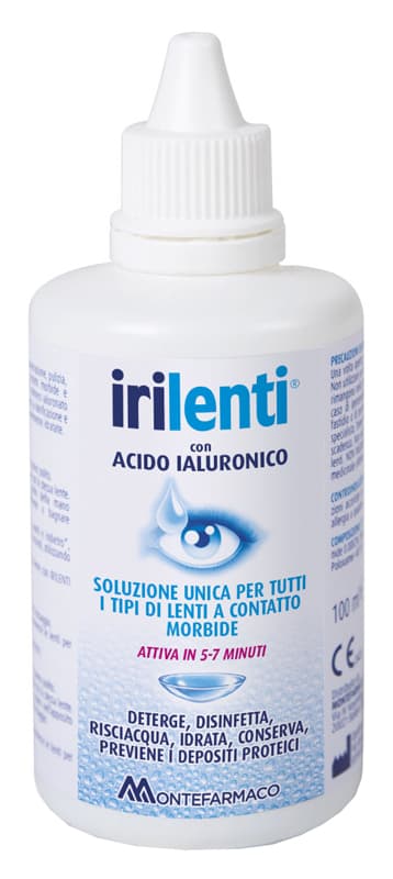 Irilenti Con Acido Ialuronico Soluzione Unica Per Lenti a Contatto 360 ml