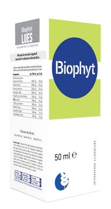 Biophyt lues 50 ml soluzione idroalcolica