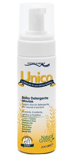 Unico baby mousse detergente