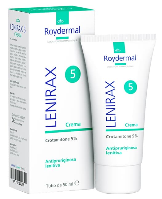 Crema dermatologica al crotamitone 5 % lenirax 5 50ml