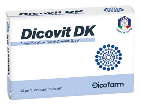 Dicofarm Dicovit DK Integratore Vitamine D3 e K1 per Bambini