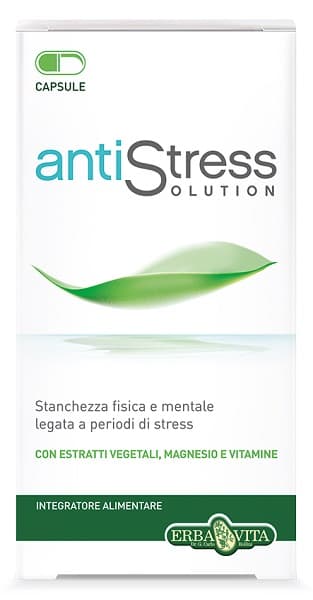 Erba Vita AntiStress Solution Integratore Tonico e Ricostituente 45 capsule