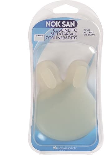 Nok san gel cuscinetto metatarsale con infradito l/xl