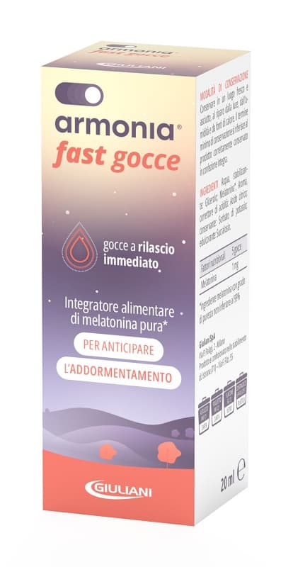 Armonia Fast Melatonina 1mg Gocce 20ml