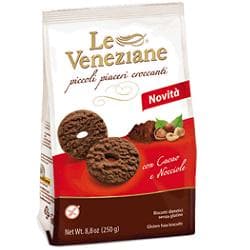 Le Veneziane Biscotti Cacao/nocciola 250 G