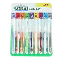 Gum trav/ler kit scovolini 9pz