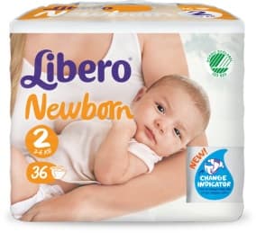 Libero newborn pannolino 2 36 pezzi