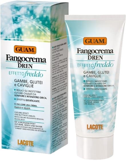 Guam Fangocrema Dren Effetto Freddo Trattamento Drenante 200 ml