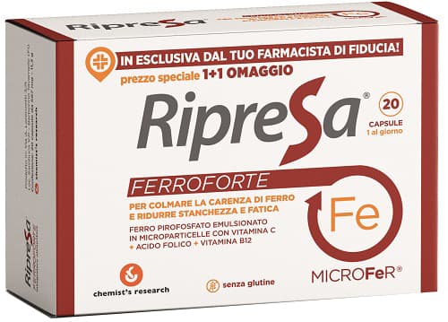 Ripresa ferroforte 20 capsule