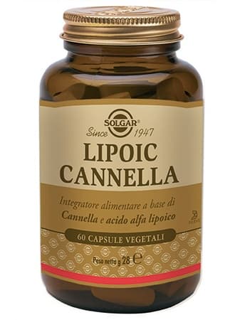Solgar Lipoic Cannella Integratore Antiossidante 60 tavolette