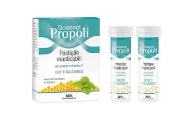 Golasept propoli 24 compresse masticabili balsamiche