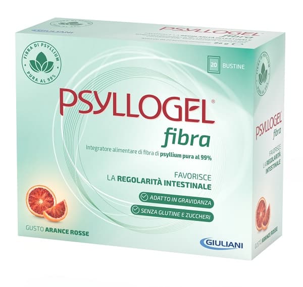 Psyllogel fibra arancia rossa 10 bustine