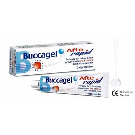 Buccagel Afte Rapid Gel protettivo contro afte e lesioni 10 ml