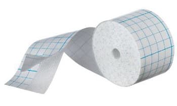 Cerotto di fissaggio monouso in tnt estensibile non sterile su rocchetto dimensioni 10 cm x 10 m 1 pezzo